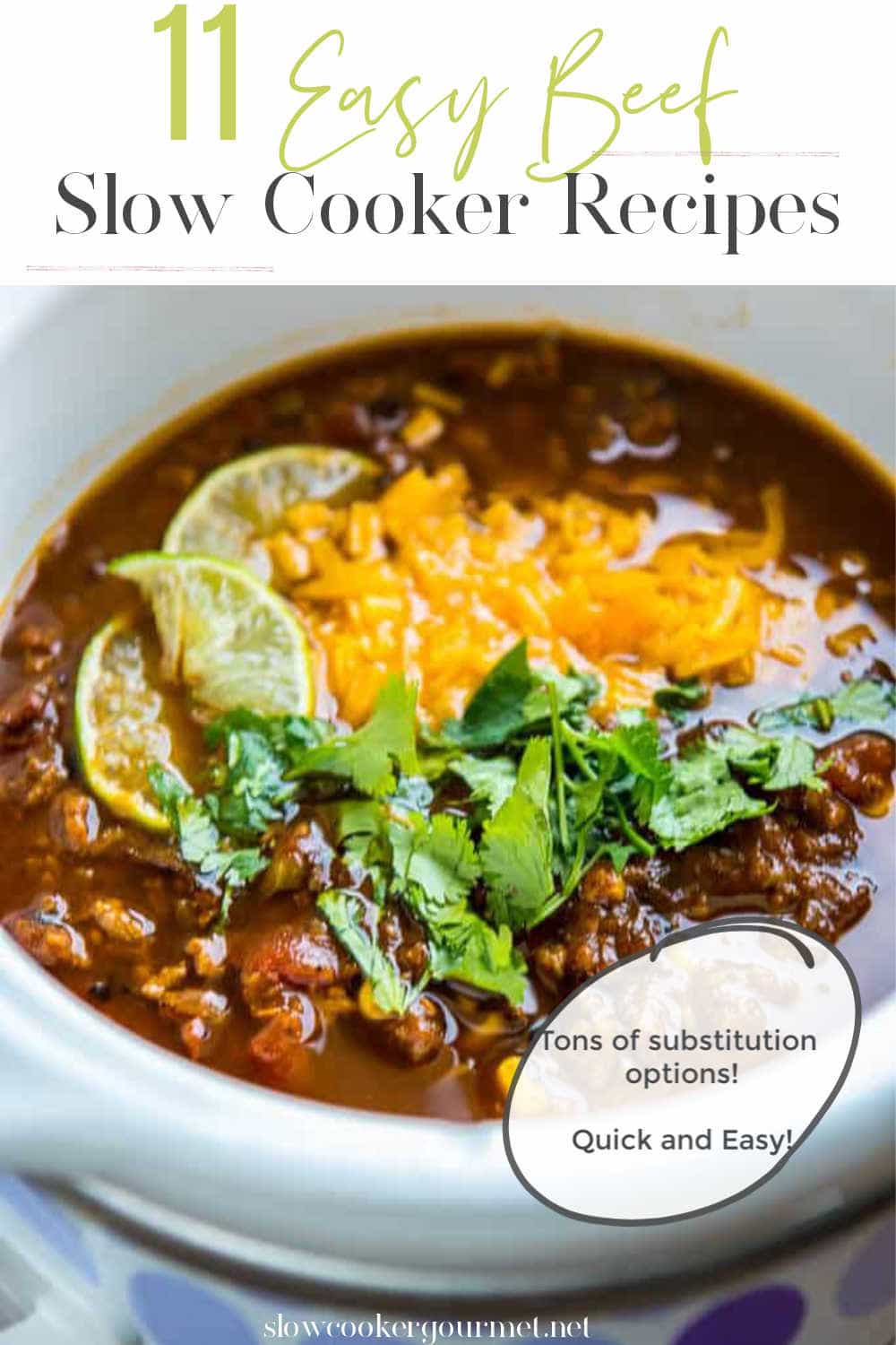 11 Easy Beef Slow Cooker Recipes - Slow Cooker Gourmet