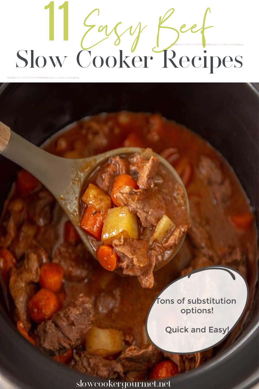 11 Easy Beef Slow Cooker Recipes Slow Cooker Gourmet