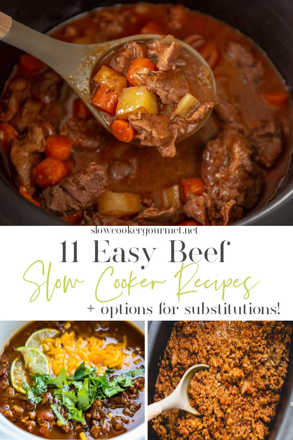11 Easy Beef Slow Cooker Recipes Slow Cooker Gourmet