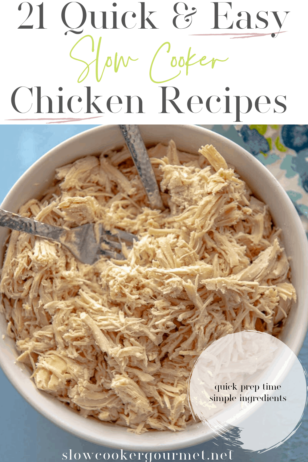 21 Quick and Easy Slow Cooker Chicken Recipes - Slow Cooker Gourmet