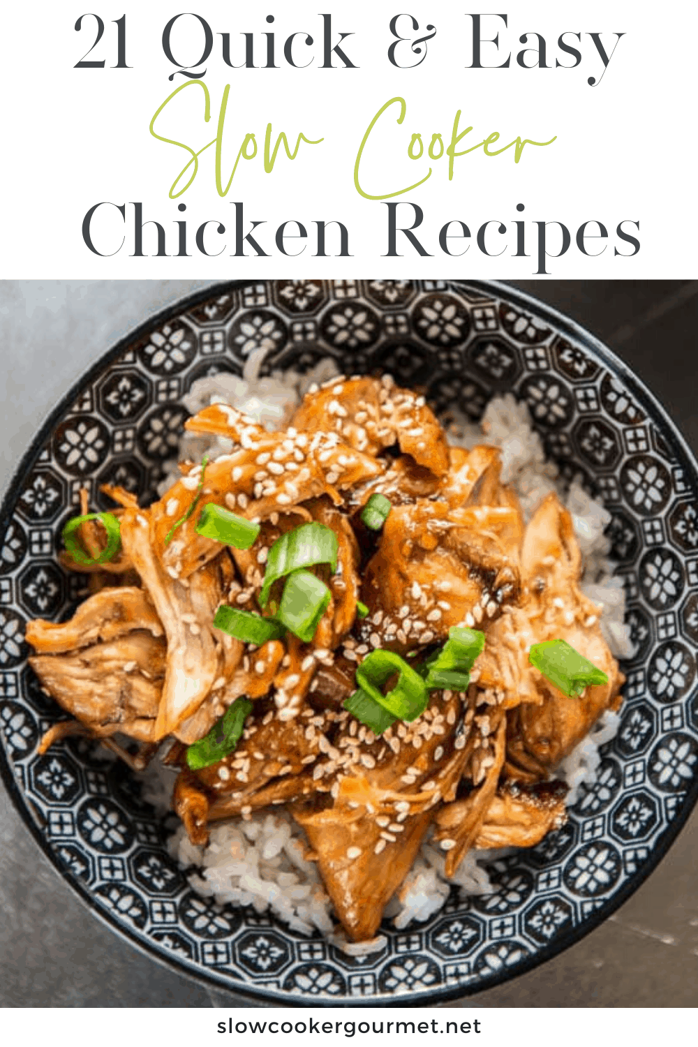 21 Quick and Easy Slow Cooker Chicken Recipes - Slow Cooker Gourmet