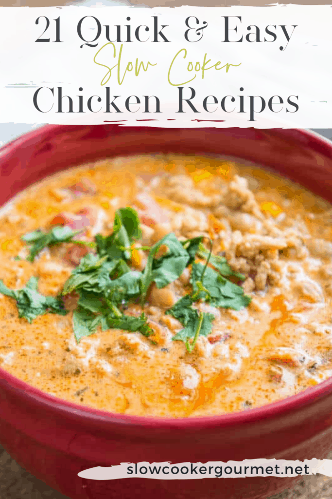 21 Quick and Easy Slow Cooker Chicken Recipes - Slow Cooker Gourmet