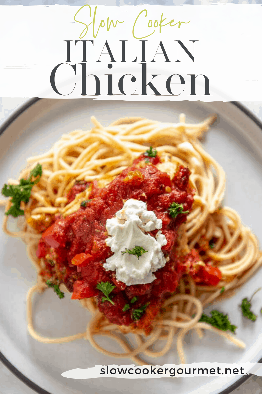 Slow Cooker Italian Chicken Slow Cooker Gourmet