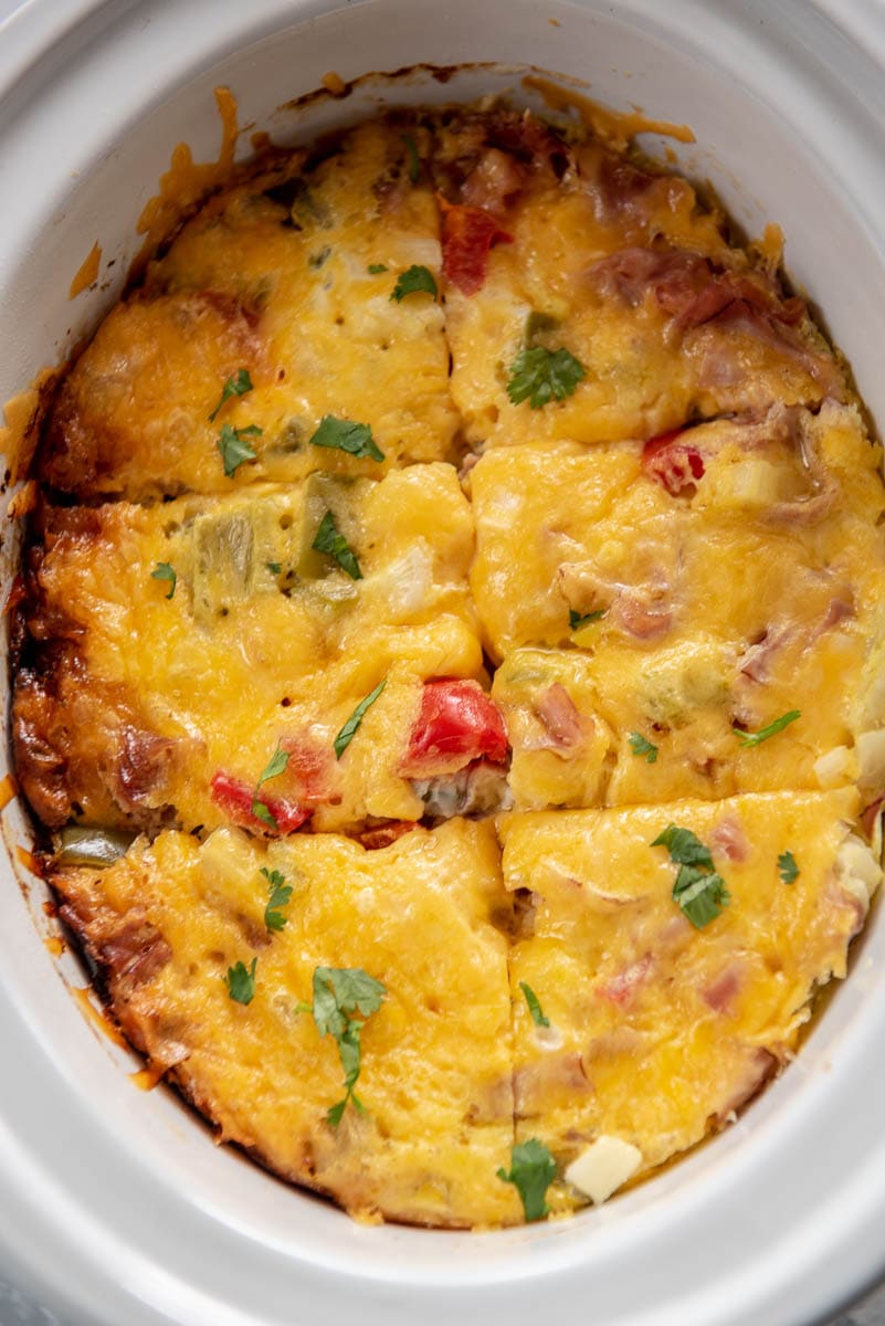 Slow Cooker Denver Omelette Casserole - Slow Cooker Gourmet