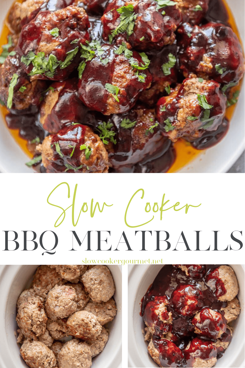 Slow Cooker BBQ Meatballs Slow Cooker Gourmet
