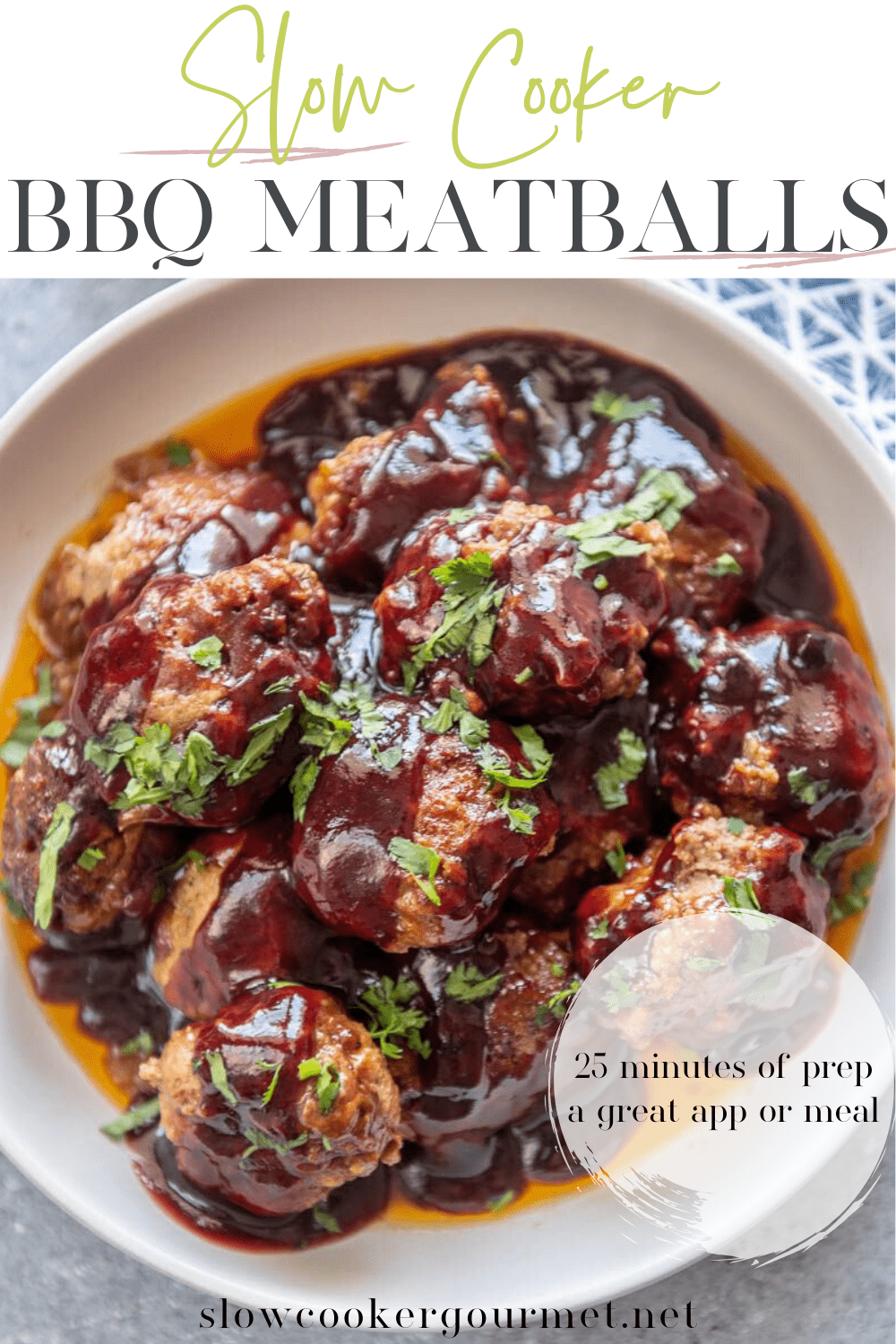 Slow Cooker BBQ Meatballs Slow Cooker Gourmet