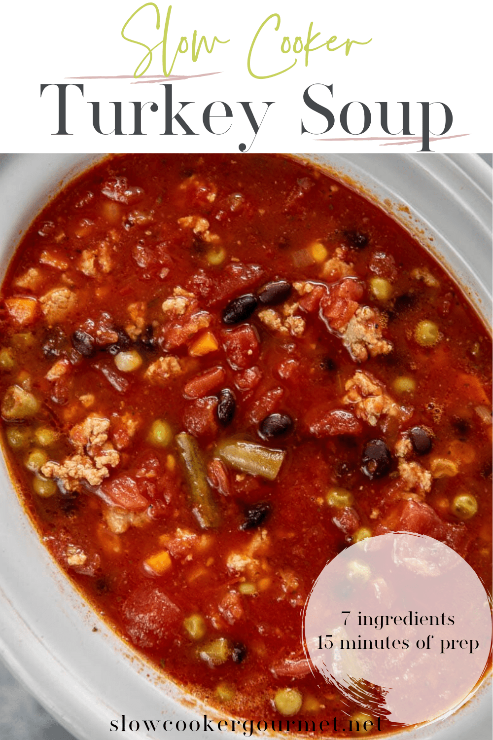 Slow Cooker Turkey Soup - Slow Cooker Gourmet