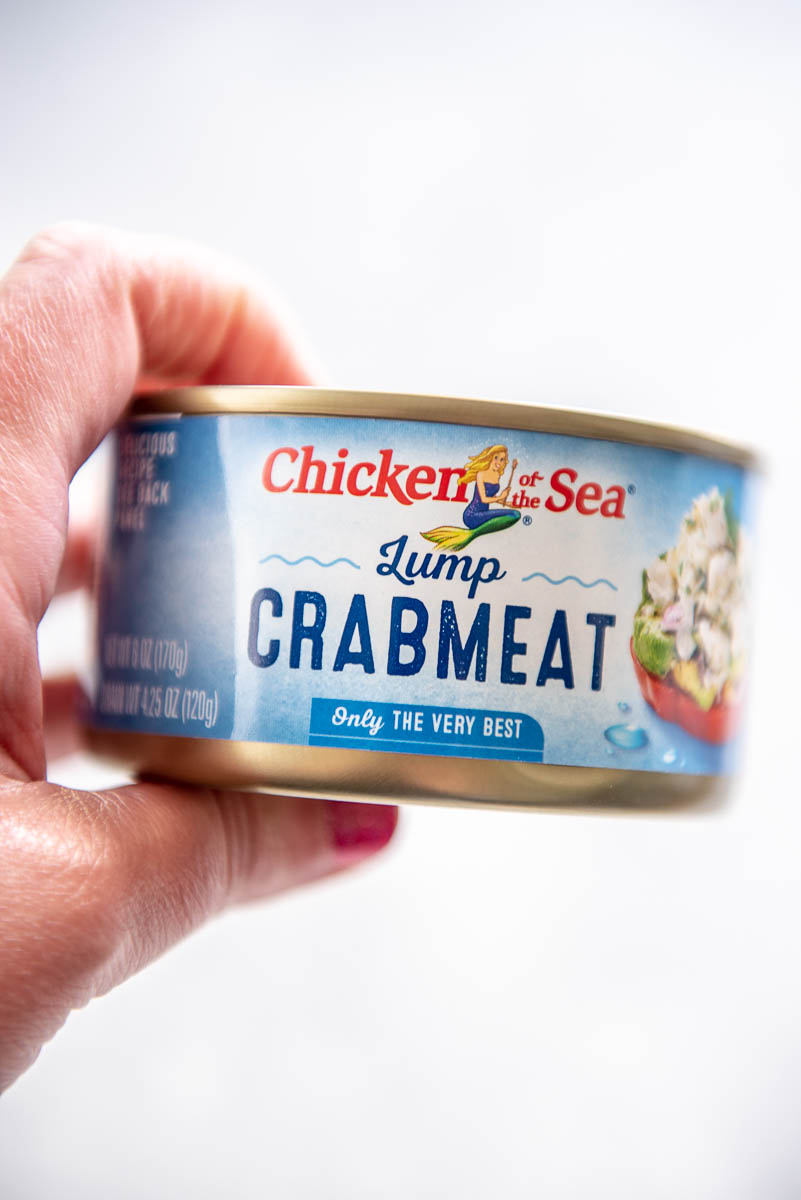 can of crab meat