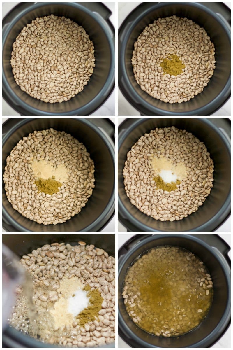 process for making slow cooker pinto beans