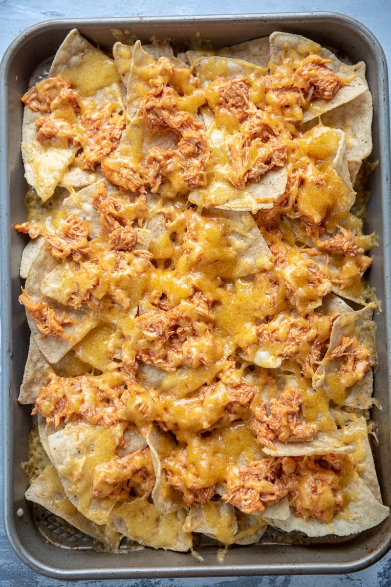 buffalo chicken nachos without toppings