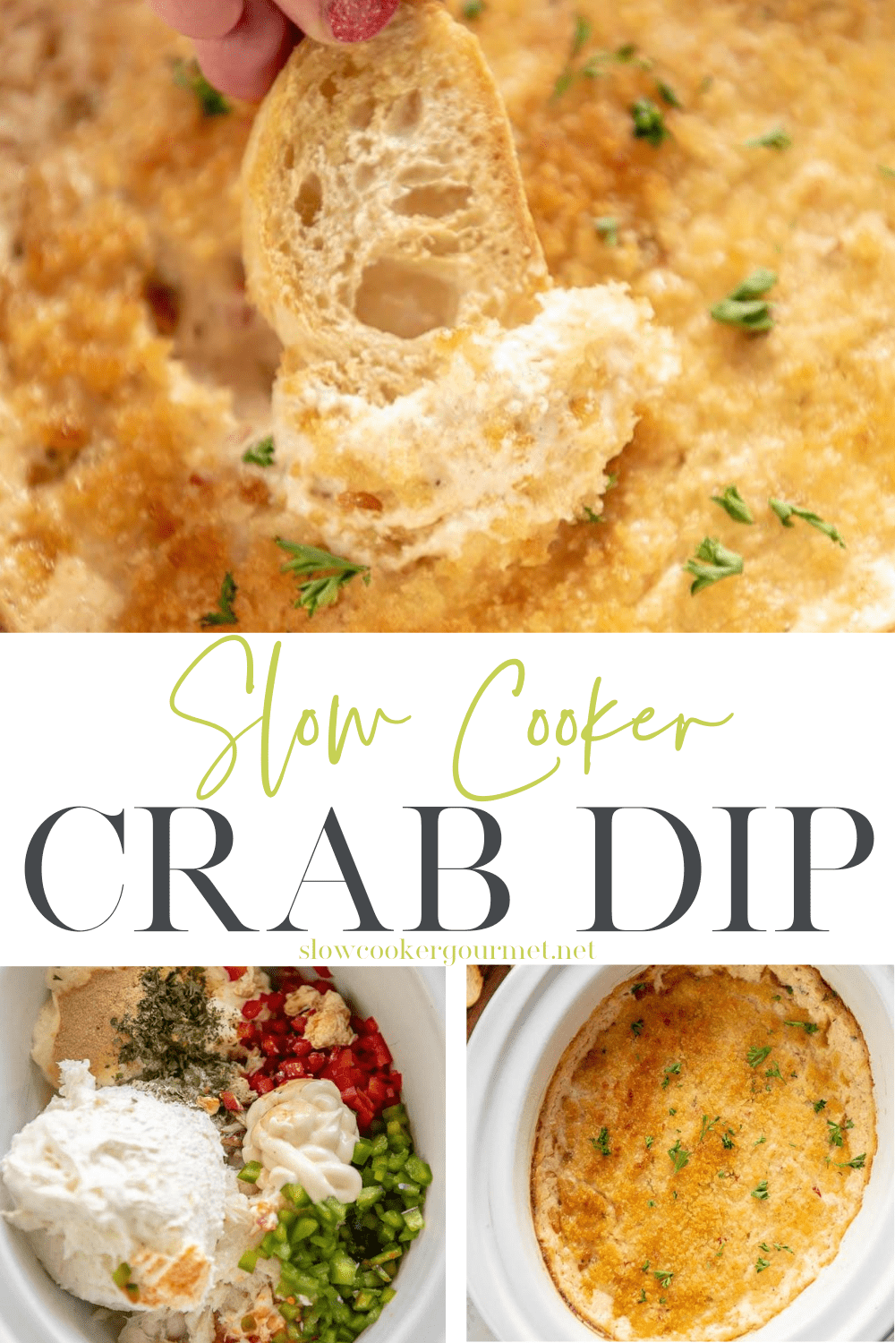 Slow Cooker Crab Dip - Slow Cooker Gourmet