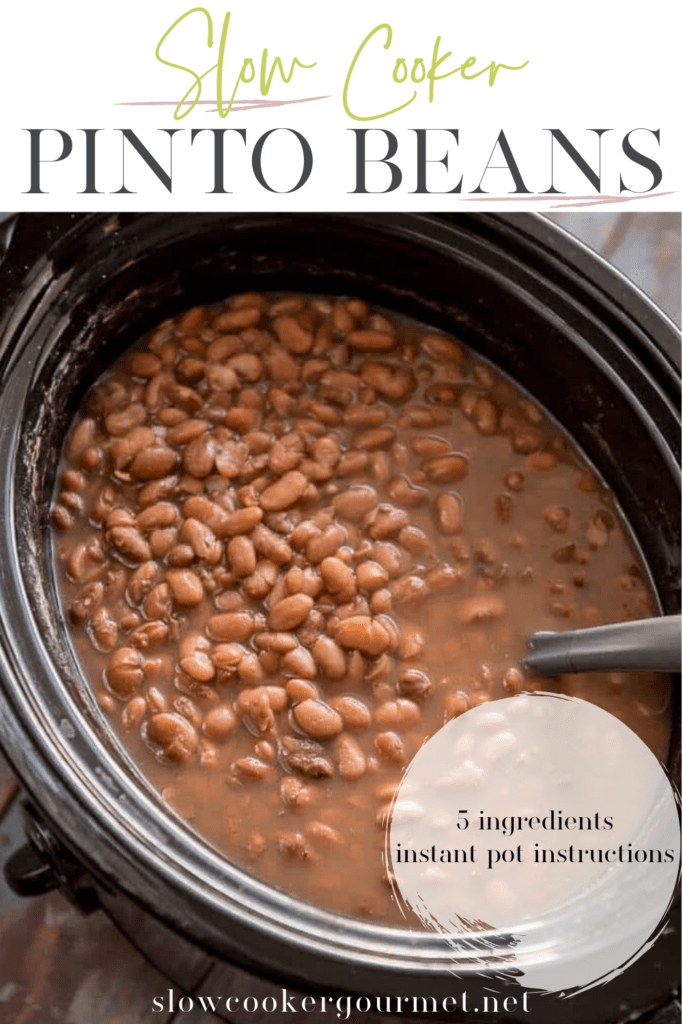 slow cook beans in instant pot