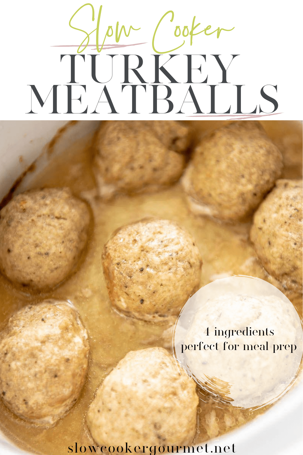 Slow Cooker Turkey Meatballs Slow Cooker Gourmet