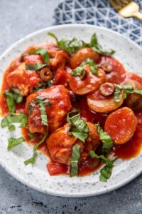 Slow Cooker Chicken Cacciatore - Slow Cooker Gourmet