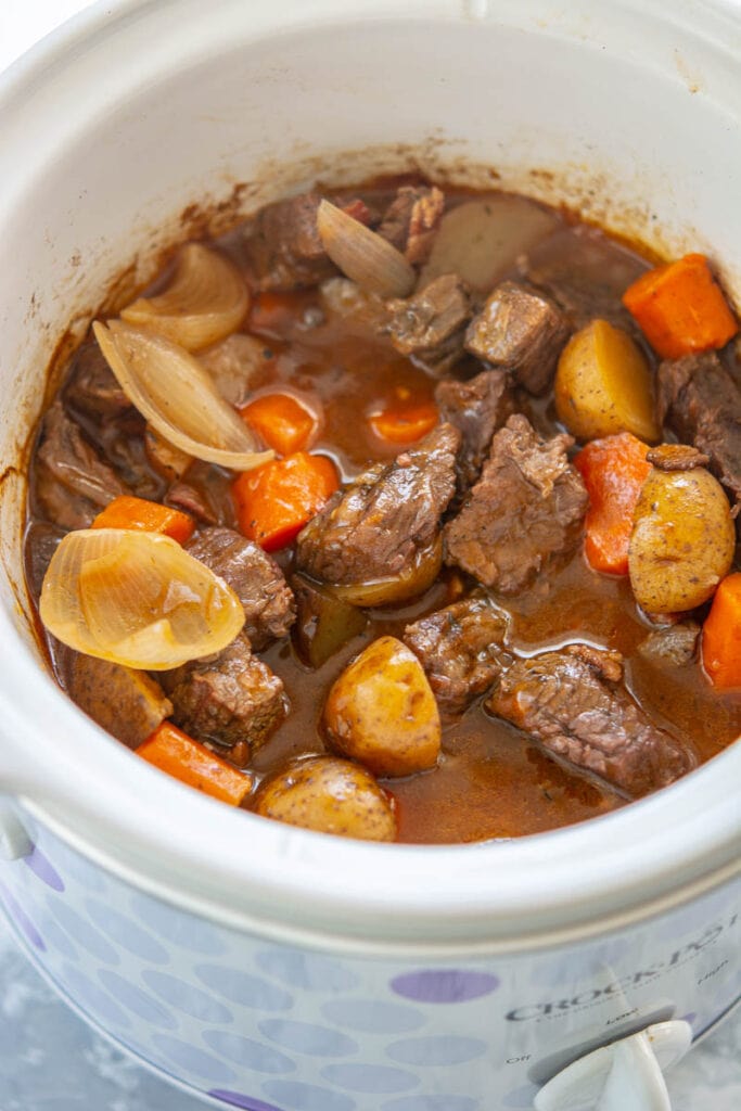 Slow Cooker Beef Bourguignon {for two} Slow Cooker Gourmet