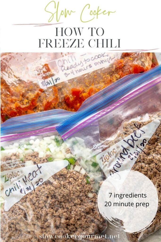 How to Freeze Chili - Slow Cooker Gourmet