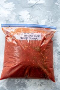 Freezer Meal Beef Ragu - Slow Cooker Gourmet