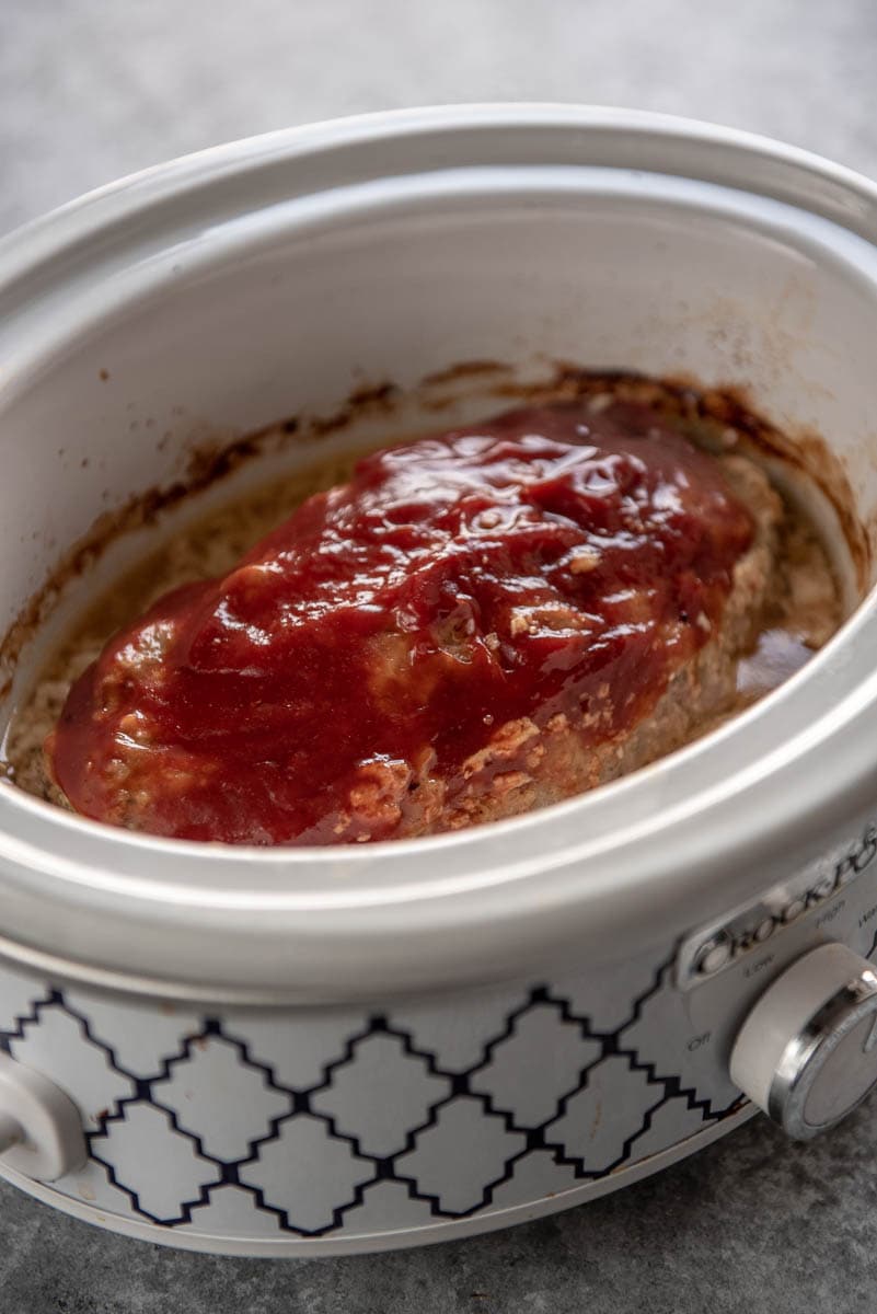 turkey meatloaf in a slow cooker