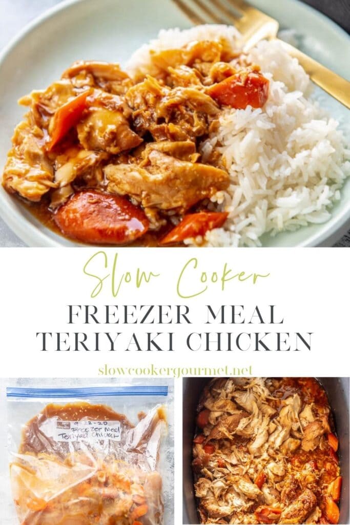 Freezer Meal Teriyaki Chicken - Slow Cooker Gourmet