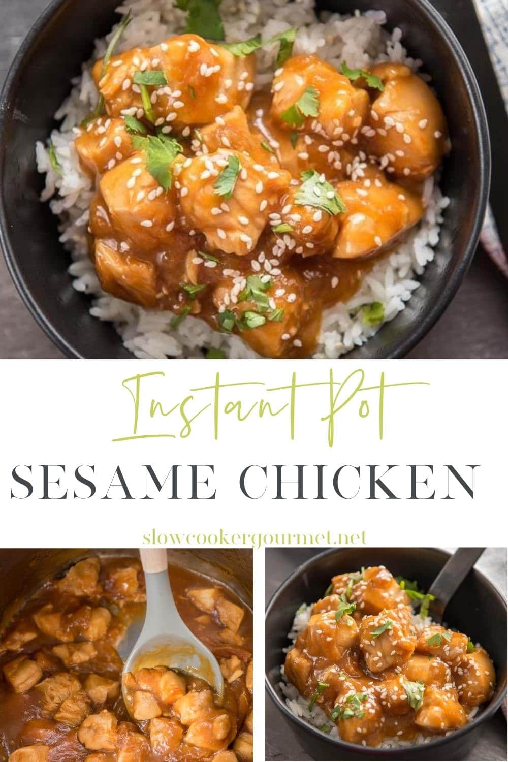 Instant Pot Sesame Chicken - Slow Cooker Gourmet