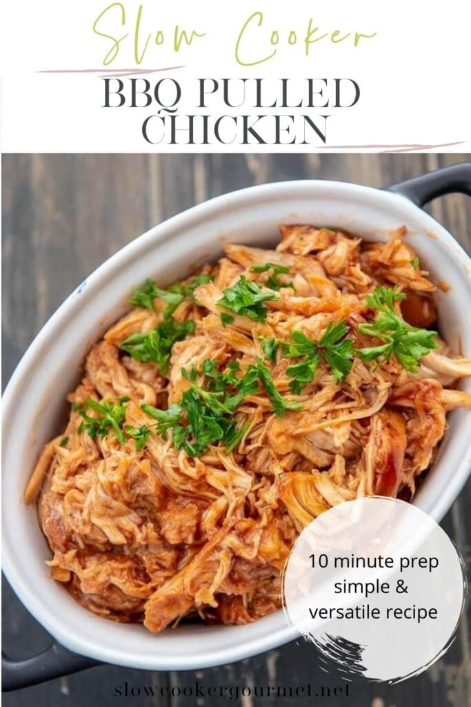 Slow Cooker BBQ Pulled Chicken - Slow Cooker Gourmet