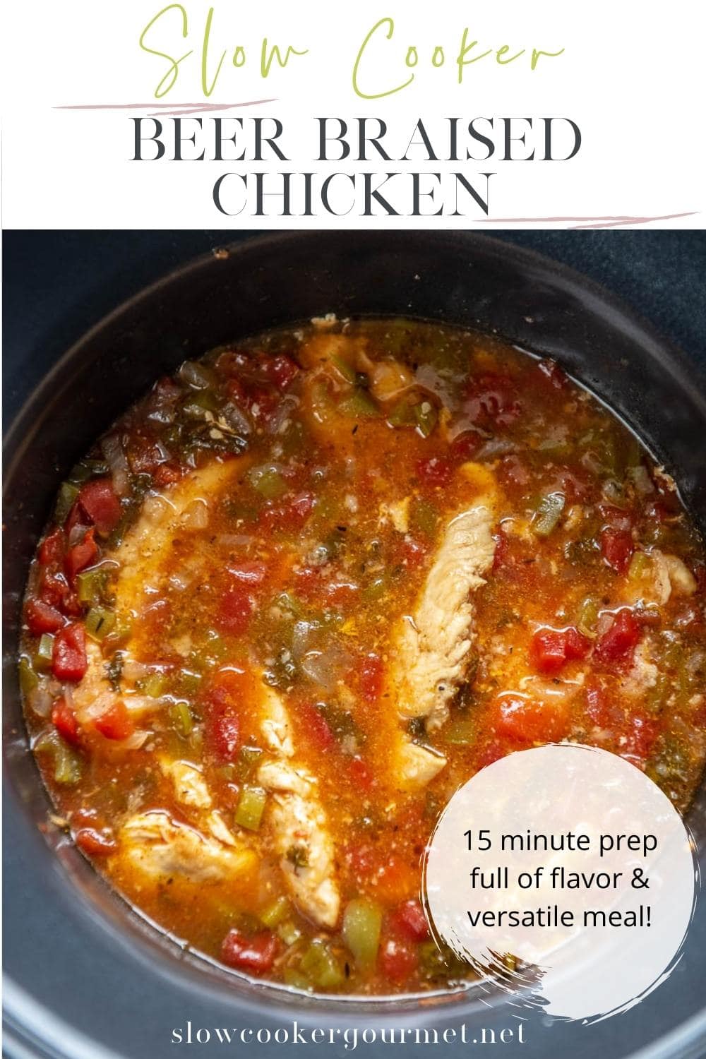 Slow Cooker Beer Braised Chicken Slow Cooker Gourmet