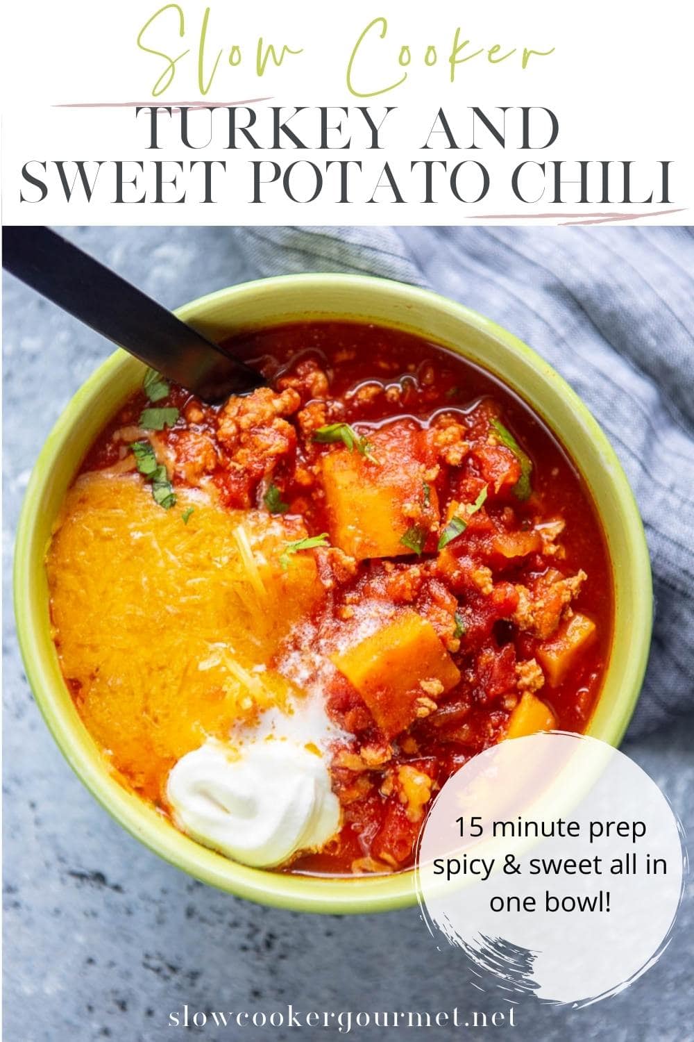 Slow Cooker Turkey and Sweet Potato Chili Slow Cooker Gourmet