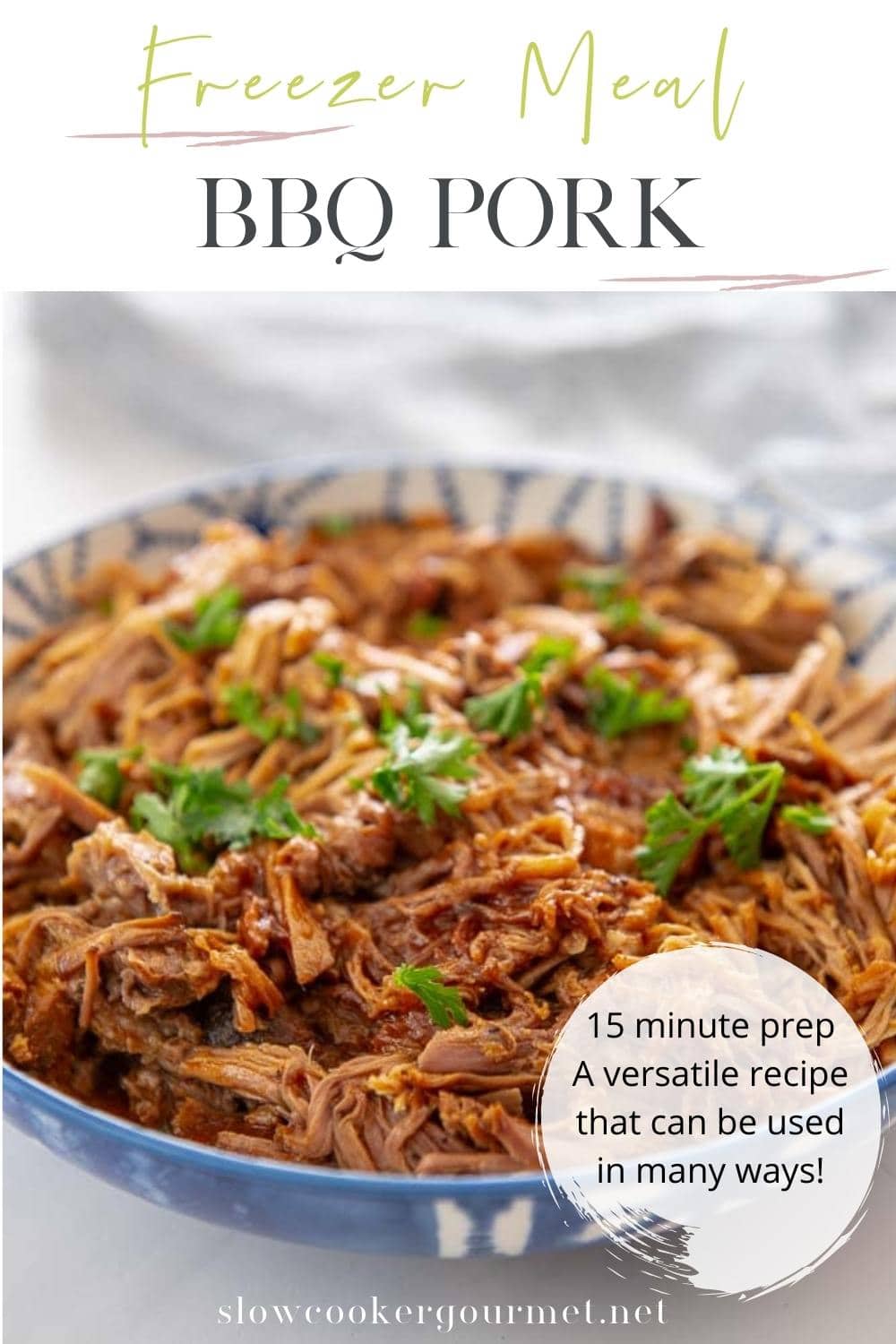 Freezer Meal BBQ Pork Slow Cooker Gourmet   SCG FM BBQ Pork Pin 2 