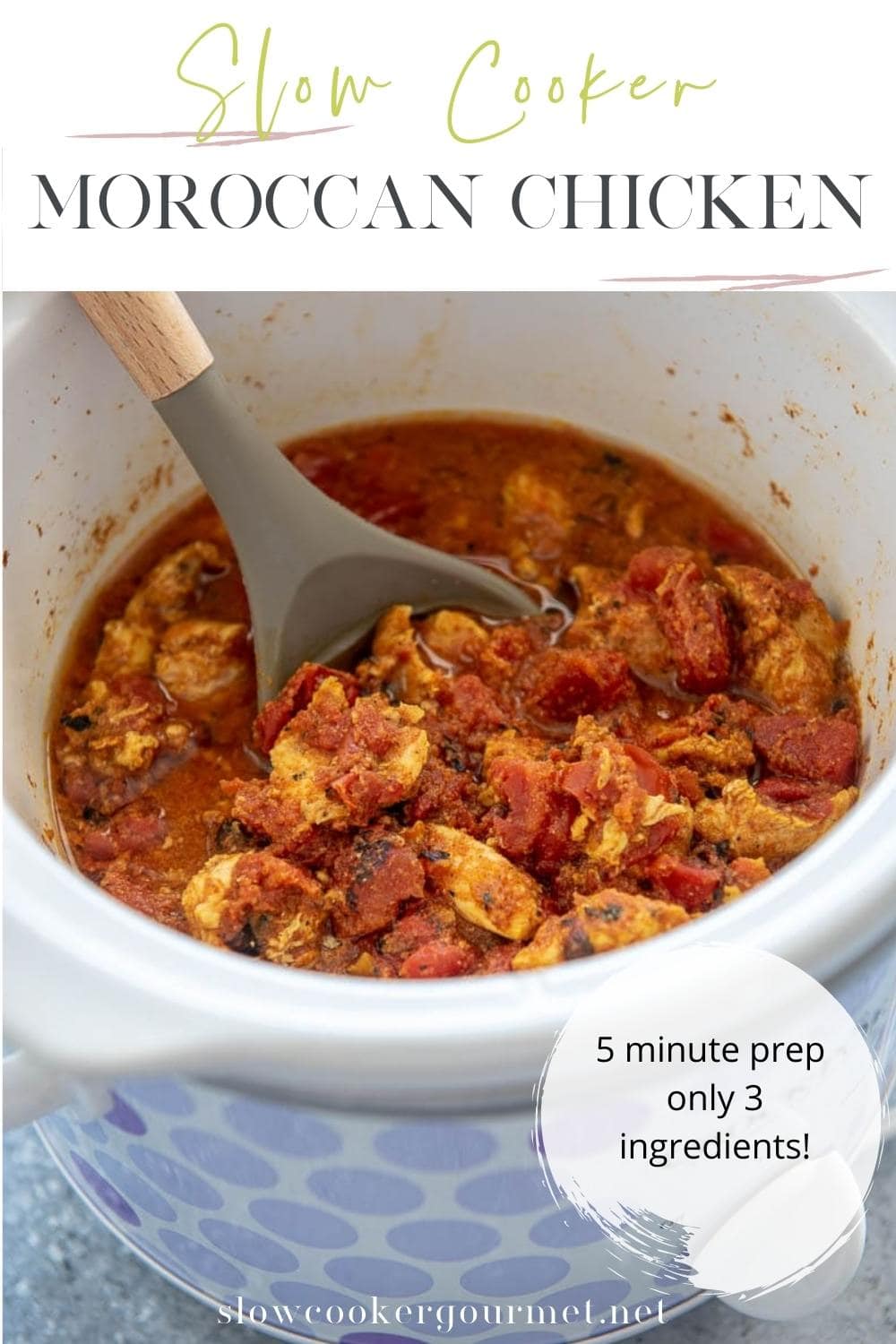 Slow Cooker Moroccan Chicken - Slow Cooker Gourmet