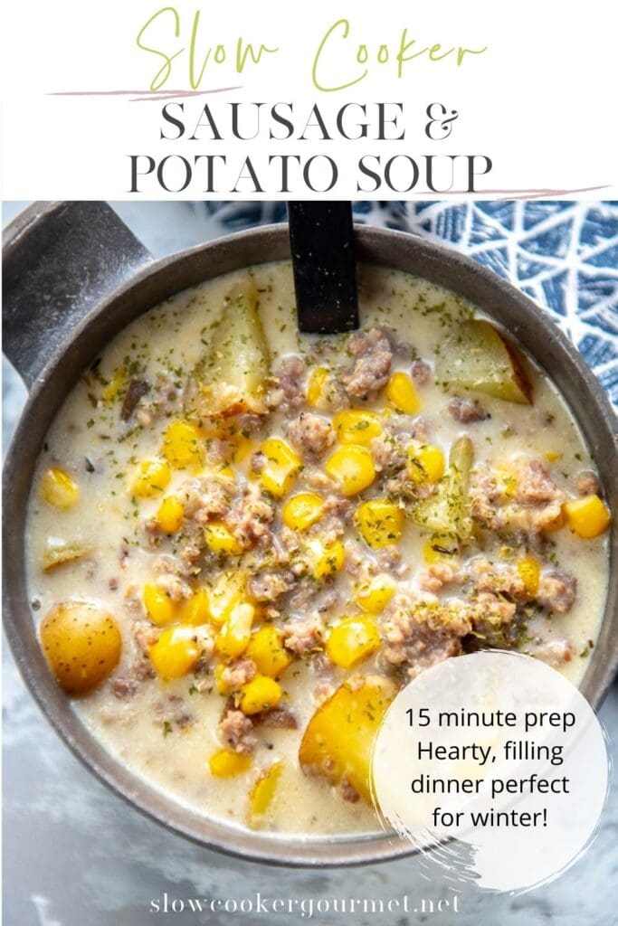 Slow Cooker Sausage and Potato Soup - Slow Cooker Gourmet
