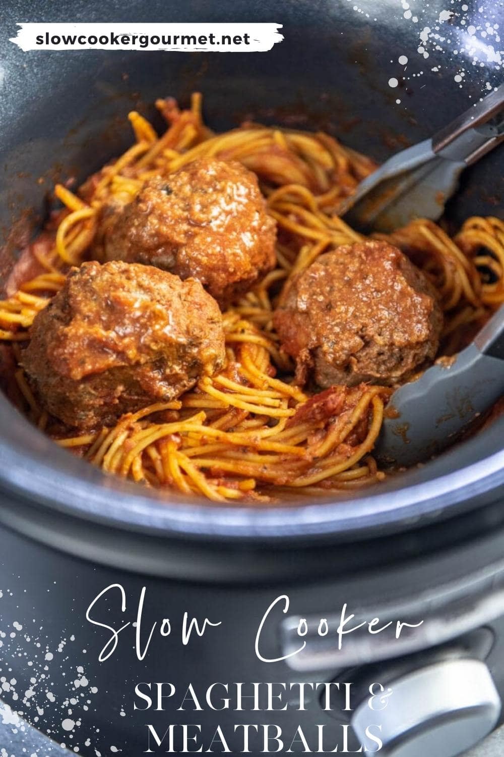 Slow Cooker Spaghetti And Meatballs - Slow Cooker Gourmet