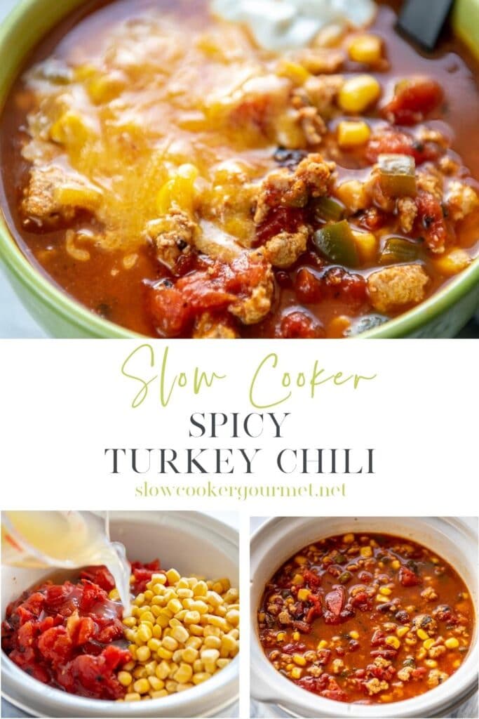 Slow Cooker Spicy Turkey Chili - Slow Cooker Gourmet