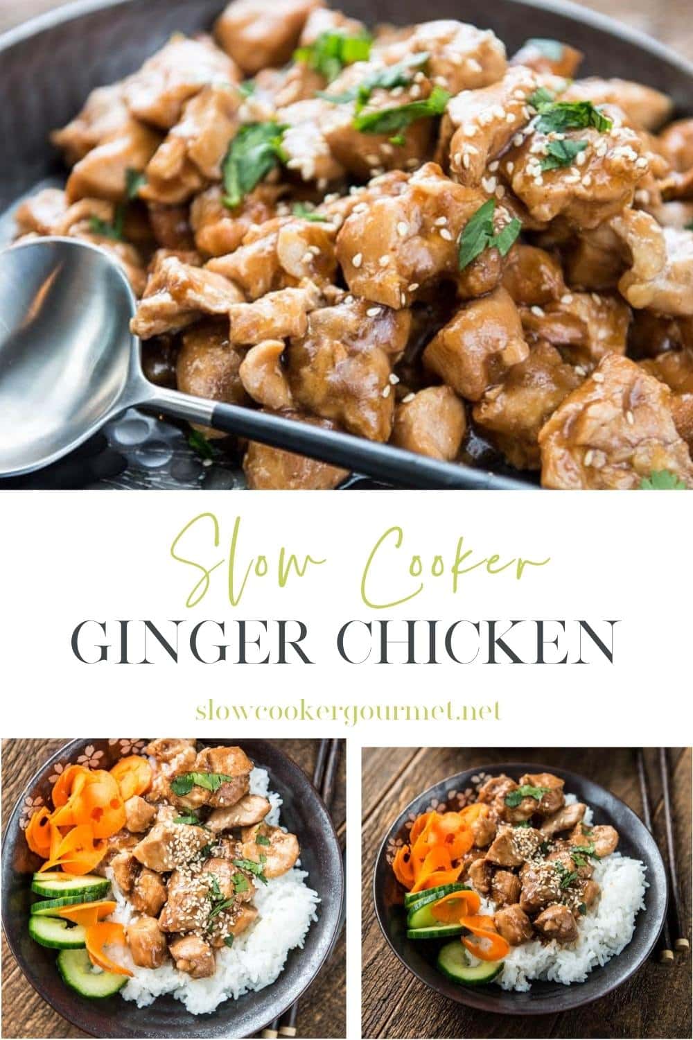 Slow Cooker Ginger Chicken - Slow Cooker Gourmet