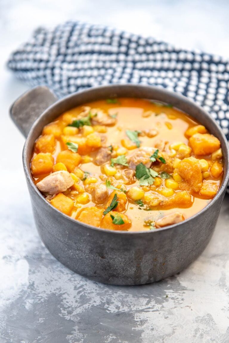 Slow Cooker Chicken and Sweet Potato Chowder