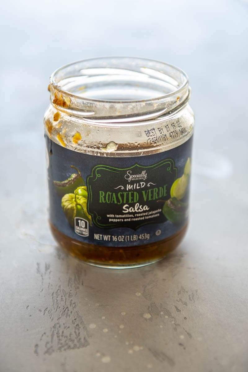 jar of verde salsa