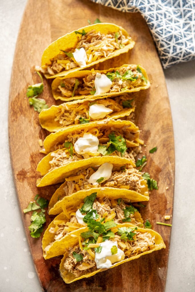 Slow Cooker Verde Chicken Tacos Slow Cooker Gourmet
