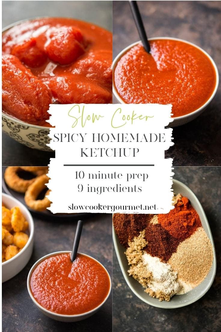 Slow Cooker Spicy Homemade Ketchup Slow Cooker Gourmet