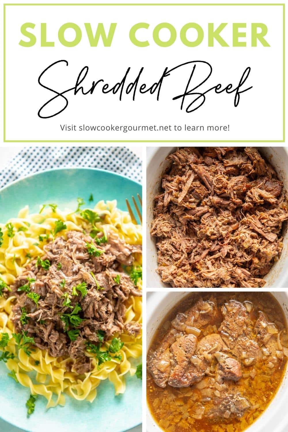 Slow Cooker Shredded Beef - Slow Cooker Gourmet