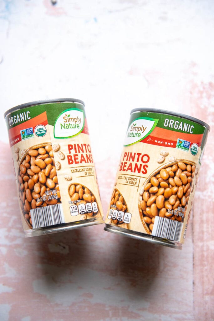 2 cans pinto beans