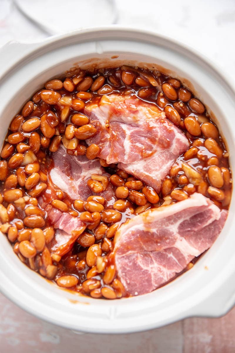 Slow Cooker Pork and Beans Slow Cooker Gourmet
