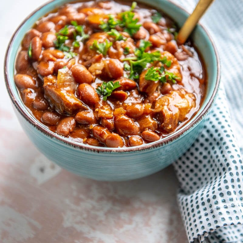Slow Cooker Pork and Beans Slow Cooker Gourmet