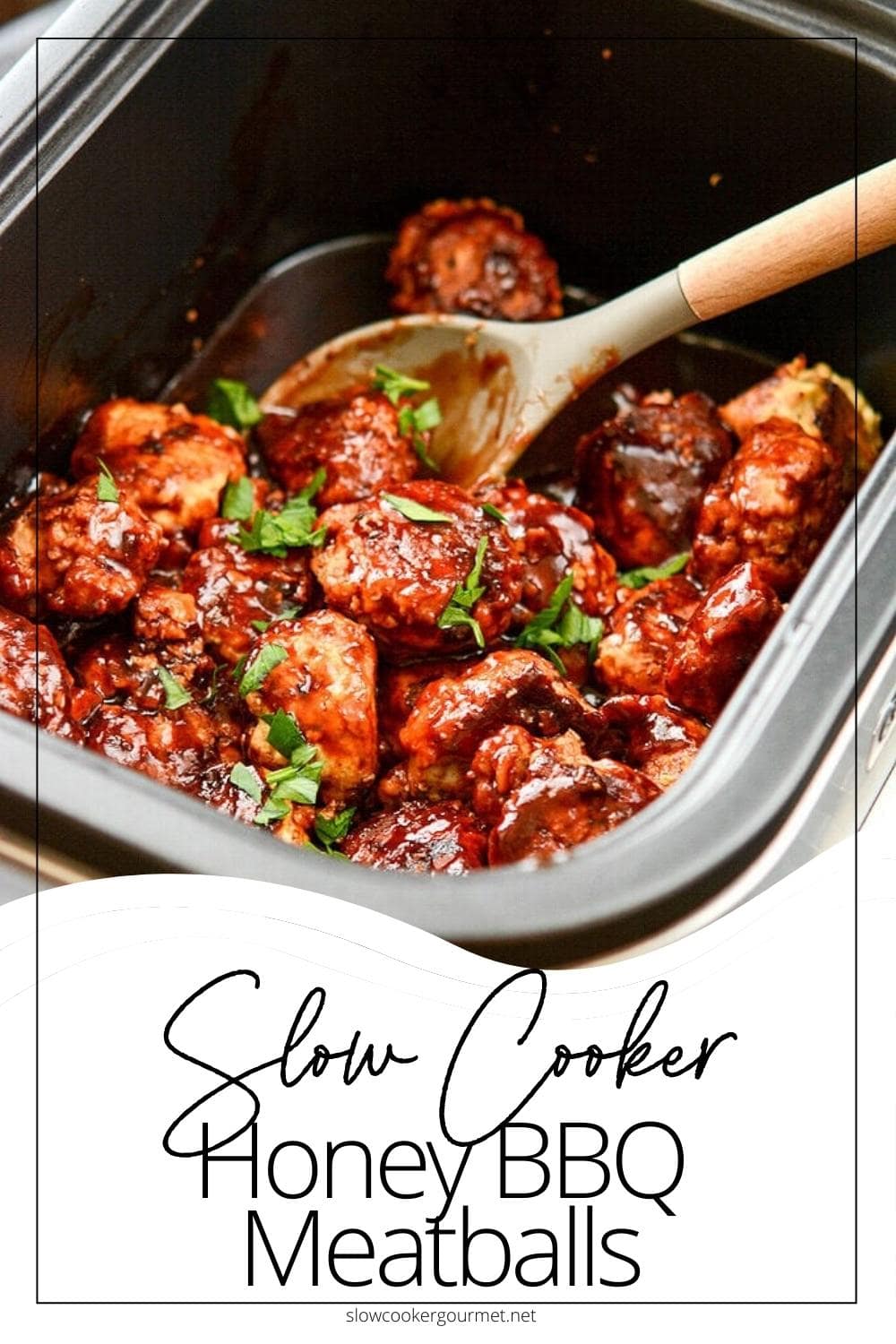 Slow Cooker Honey BBQ Meatballs Slow Cooker Gourmet