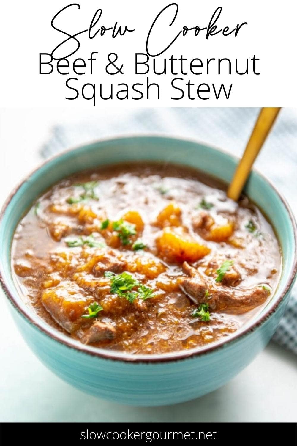 Beef and Butternut Squash Stew Slow Cooker Gourmet