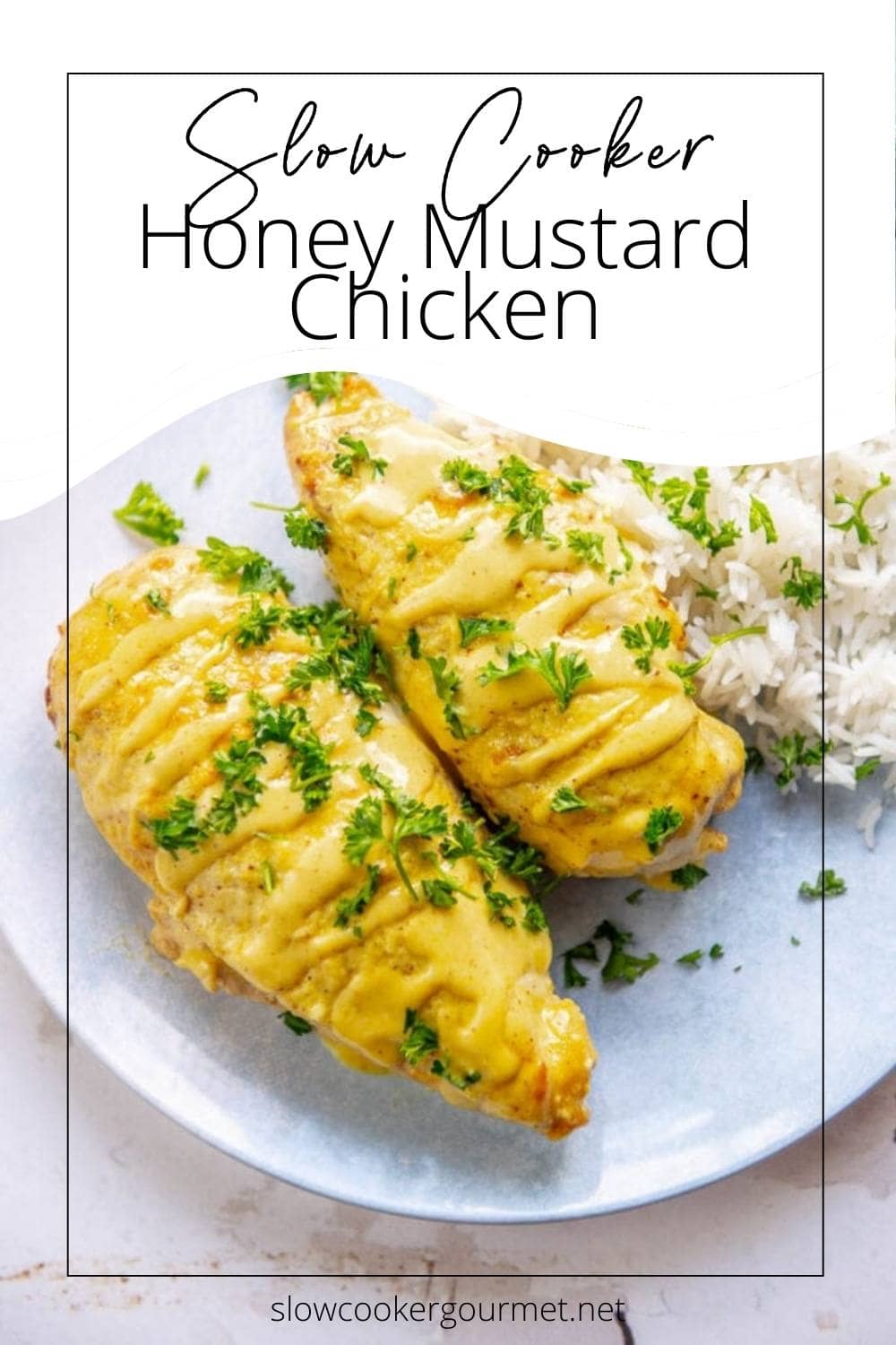 Slow Cooker Honey Mustard Chicken - Slow Cooker Gourmet