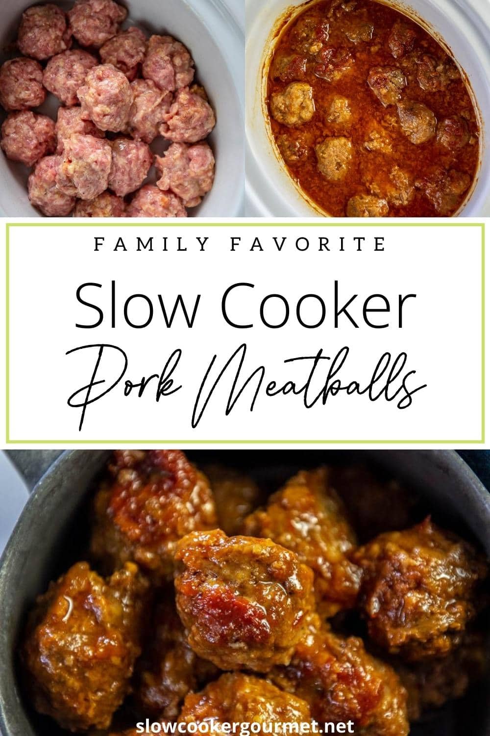 Slow Cooker Pork Meatballs Slow Cooker Gourmet