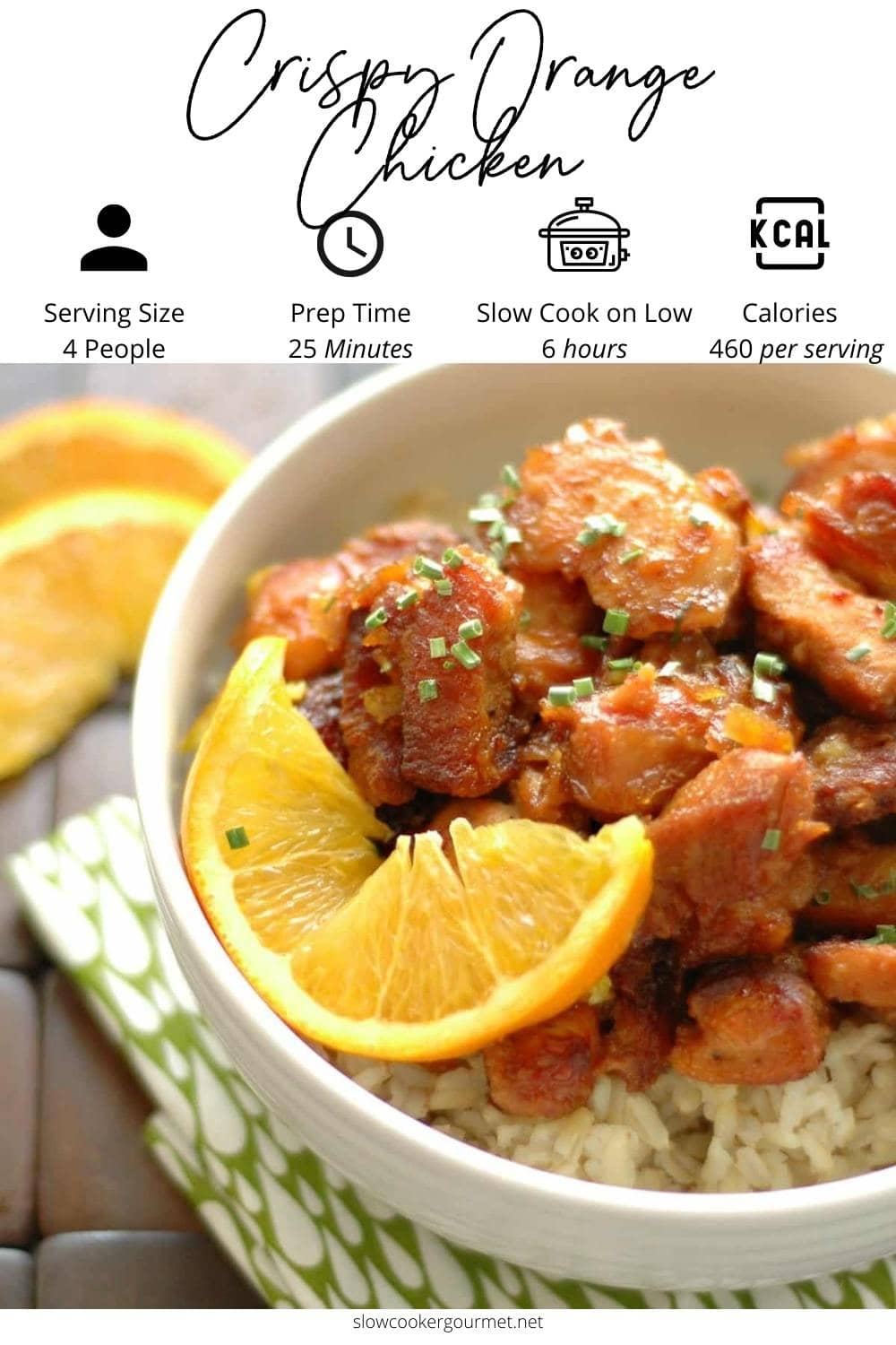 Slow Cooker Crispy Orange Chicken - Slow Cooker Gourmet