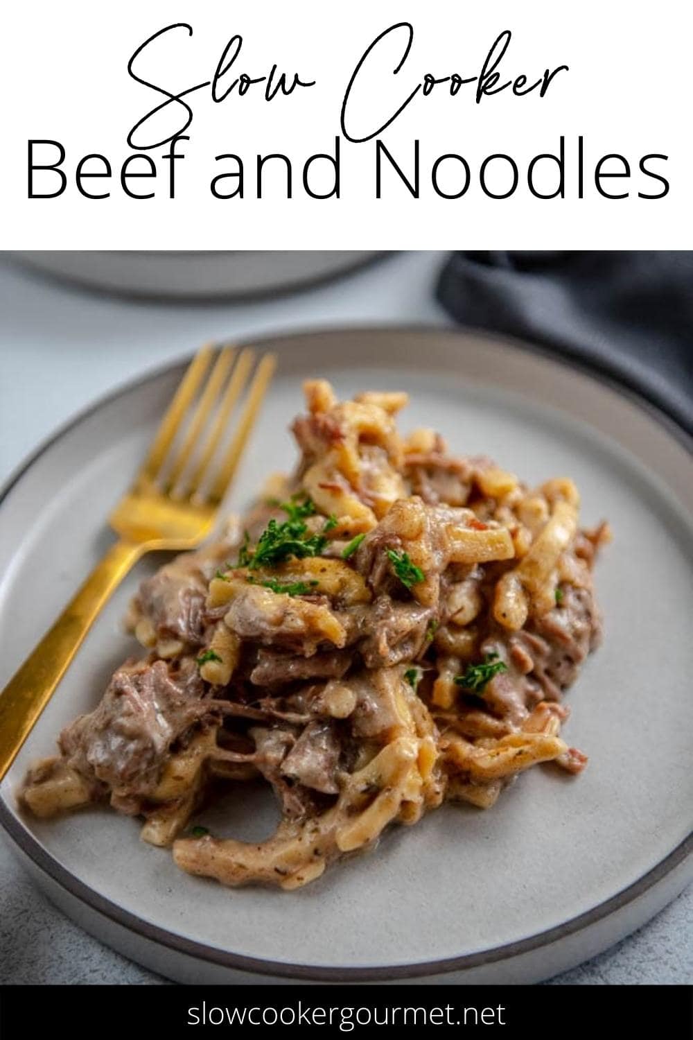 Slow Cooker Beef and Noodles - Slow Cooker Gourmet