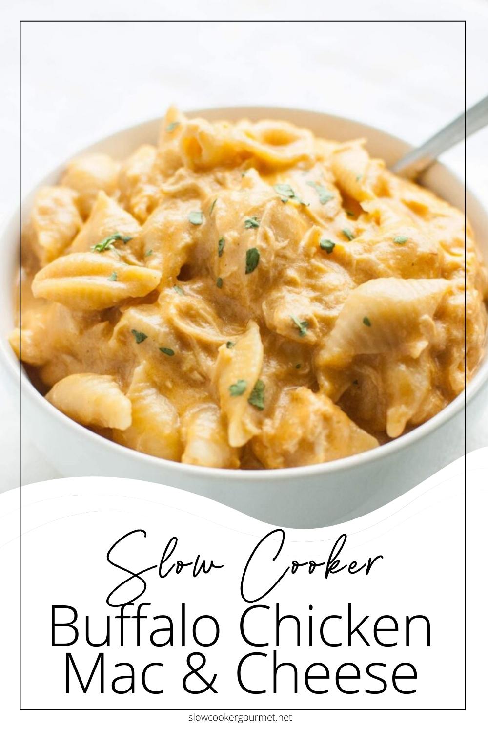 Slow Cooker Buffalo Chicken Mac And Cheese - Slow Cooker Gourmet