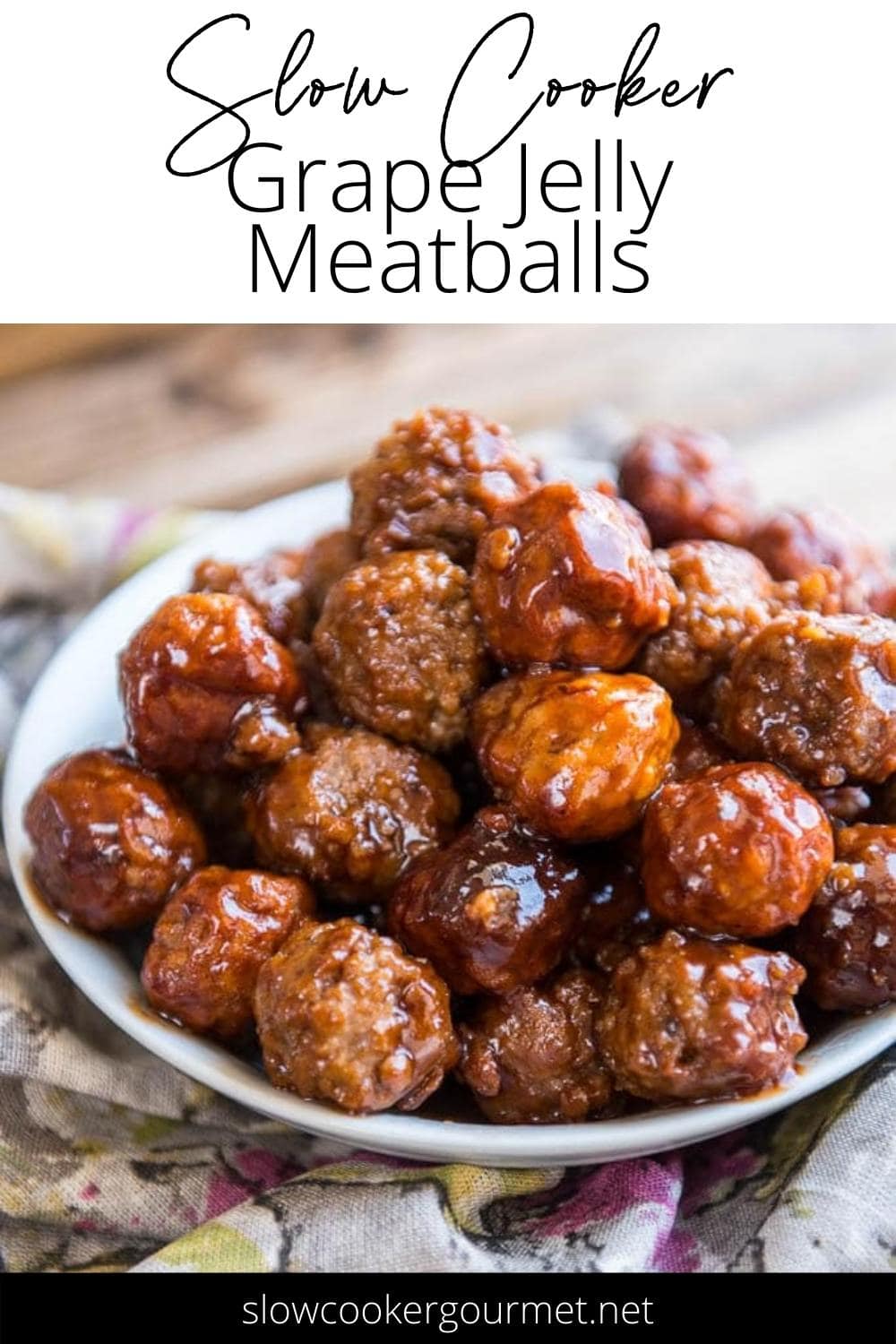 Slow Cooker Grape Jelly Meatballs Slow Cooker Gourmet