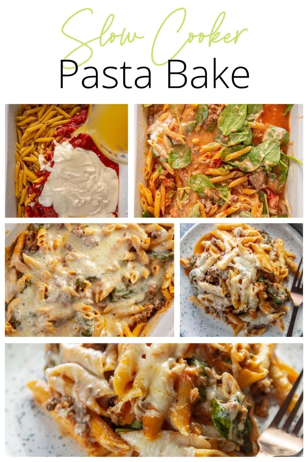 Slow Cooker Pasta Bake - Slow Cooker Gourmet